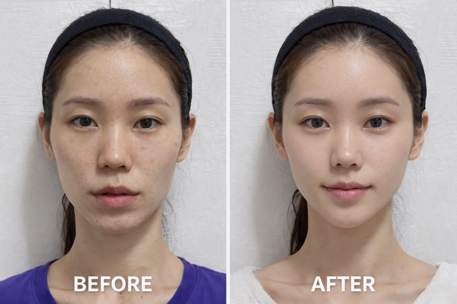 Jaw Slimming Result